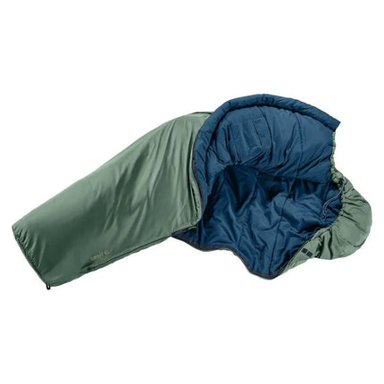 Deuter Orbit EL +5C/41F suaugusiųjų mumijos formos miegmaišis, medžiaga: polietersulfonas (PES), „Ripstop“, žalia spalva