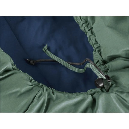 Deuter Orbit EL +5C/41F suaugusiųjų mumijos formos miegmaišis, medžiaga: polietersulfonas (PES), „Ripstop“, žalia spalva