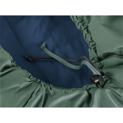 Deuter Orbit SL +5C/41F suaugusiųjų mumijos formos miegmaišis, audinys: polietileno sulfonatas (PES), „Ripstop“, žalias