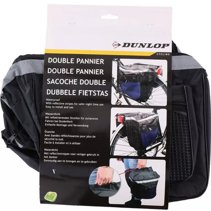 Dunlop 2ass PES Dviračio Bagažinė Krepšys 30x26x10cm 600D SL 27890