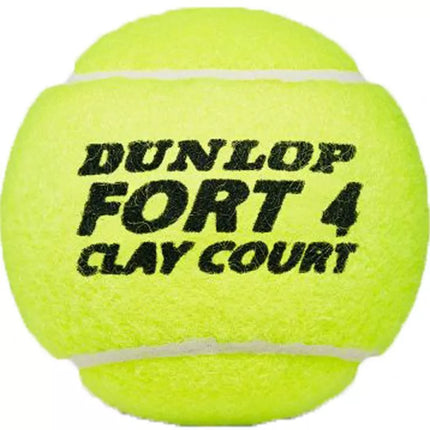 Dunlop Fort Clay Court teniso kamuoliukai, 4 vnt., 601613