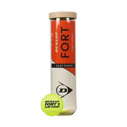 Dunlop Fort Clay Court teniso kamuoliukai, 4 vnt., 601613