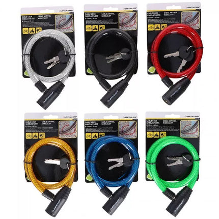 Dunlop kabelinė spyna dviračiui D12mm 65 cm ST 82646