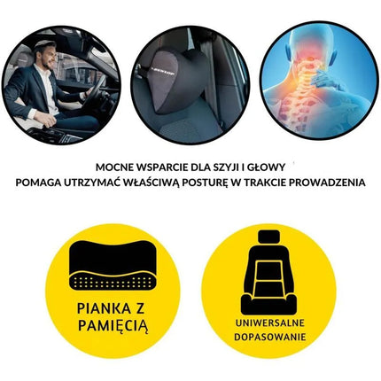 DUNLOP kelioninė pagalvė galvos atramai