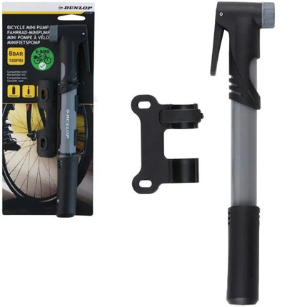 DUNLOP pilka mini dviračio pompa 120psi (8bar)