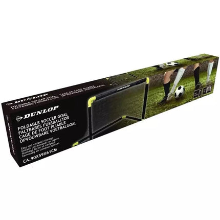 Dunlop sulankstomi futbolo vartai su tinkleliu 90x59x61cm 133591