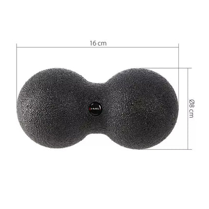 Dvigubas masažo kamuoliukas / Duo kamuoliukas HMS BLM02 8*16CM