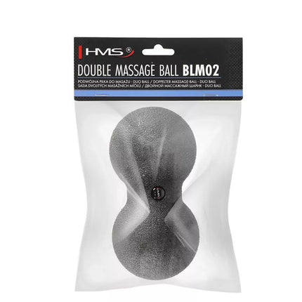Dvigubas masažo kamuoliukas / Duo kamuoliukas HMS BLM02 8*16CM