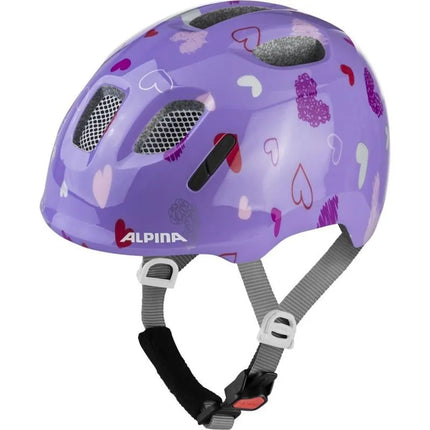 Dviračio šalmas ALPINA XIMO 2 PURPLE HEARTS GLOSS, 49-54 cm