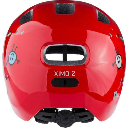 Dviračio šalmas ALPINA XIMO 2, RED SMILE GLOSS, 49-54 cm