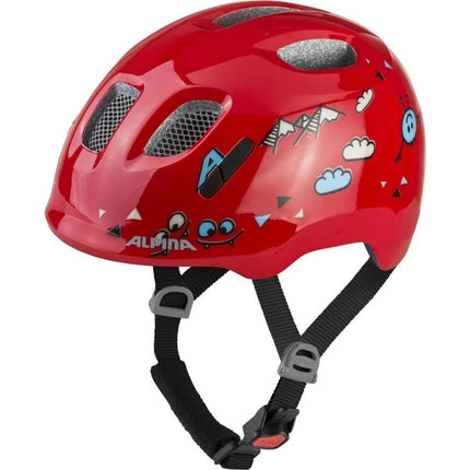 Dviračio šalmas ALPINA XIMO 2, RED SMILE GLOSS, 49-54 cm