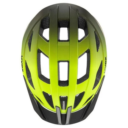 Dviračio šalmas UVEX I-vo 2, 56-60 cm, neoninės geltonos/juodos matinės spalvos