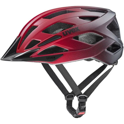 Dviračio šalmas UVEX I-vo 2, 56-60 cm, raudona/juoda matinė