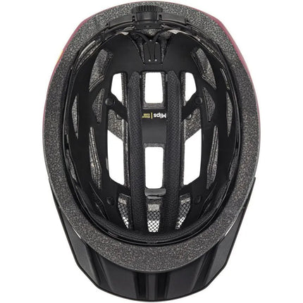Dviračio šalmas UVEX I-vo 2 MIPS, 56-60cm, spanguolių spalvos / matinė juoda