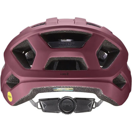 Dviračio šalmas UVEX I-vo 2 MIPS, 56-60cm, spanguolių spalvos / matinė juoda