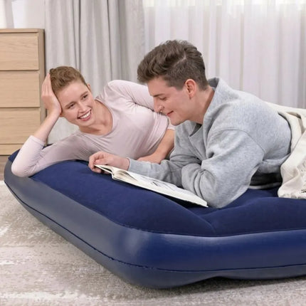 Dvivietis veliūrinis čiužinys Bestway su pompa 203x152x28 cm 67226