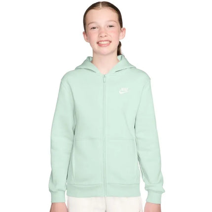 Džemperis vaikams Nike Sportswear Club Fleece, mėtų spalvos, FD3004 394