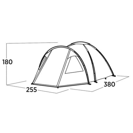 Easy Camp Kinn 4 kupolinė palapinė, žalia