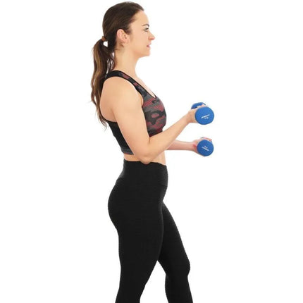 EB FIT neopreninis hantelis 2 kg mėlynas 1029252