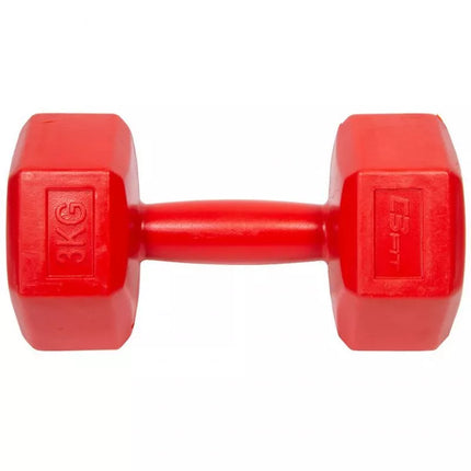 EB FIT sudėtinių hantelių komplektas 2x3kg raudonas 1027036