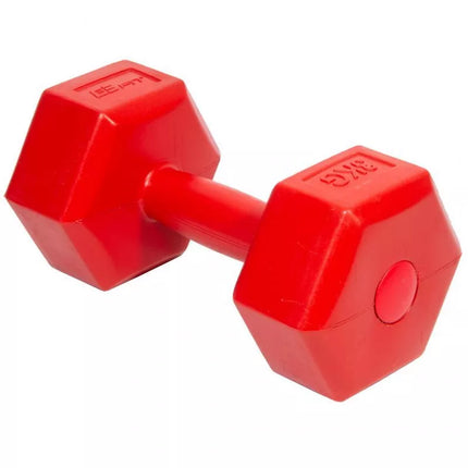EB FIT sudėtinių hantelių komplektas 2x3kg raudonas 1027036