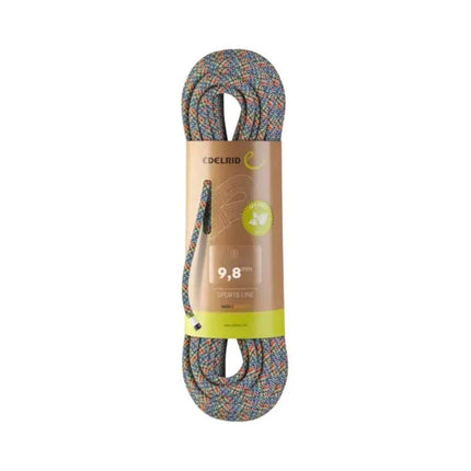 EDELRID Puffin laipiojimo virvė 9,8 mm, 60 m, mišrių spalvų
