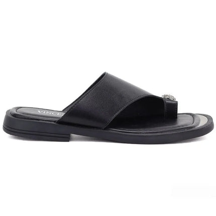 Elegantiškos moteriškos šlepetės, juodos, Vinceza 62307