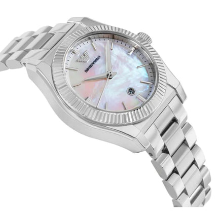 EMPORIO ARMANI AR11723 moteriškas trijų rodyklių laikrodis + DĖŽUTĖ