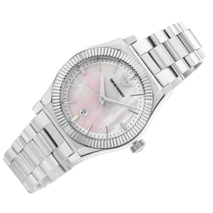 EMPORIO ARMANI AR11723 moteriškas trijų rodyklių laikrodis + DĖŽUTĖ