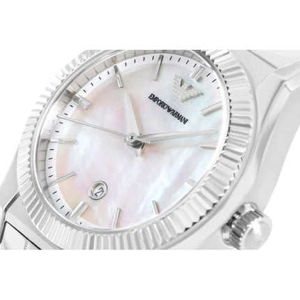 EMPORIO ARMANI AR11723 moteriškas trijų rodyklių laikrodis + DĖŽUTĖ