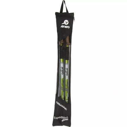 Enero Expedition žygio lazdos su dėklu, žalia 338696