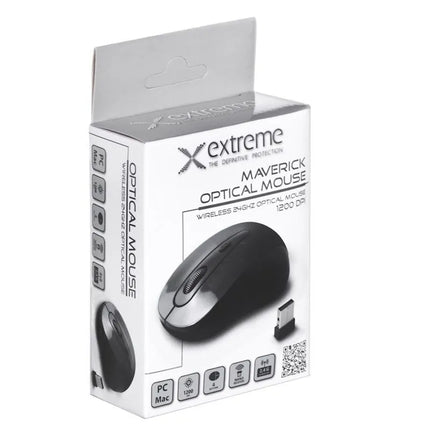 EXTREME Maverick XM104K pelė (optinė; 1200 DPI; juoda)
