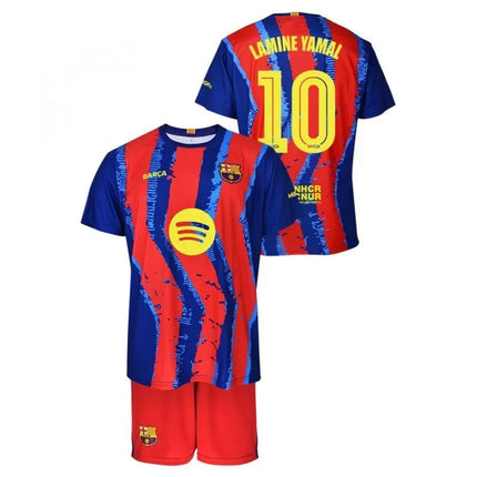 FC Barcelona Lamine Yamal marškinėlių ir šortų komplektas vaikams 2025/26 BC59EY