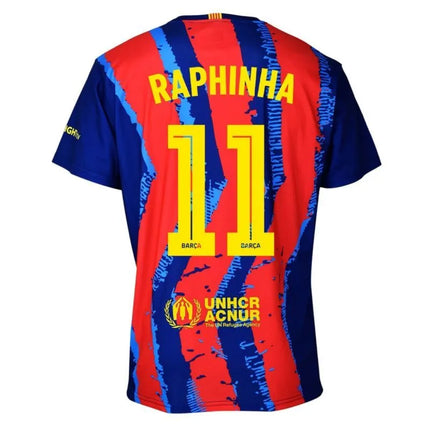 FC Barcelona Raphinha komplektas marškinėliai šortai jaunių dėžutė 2025/26 BC59ER