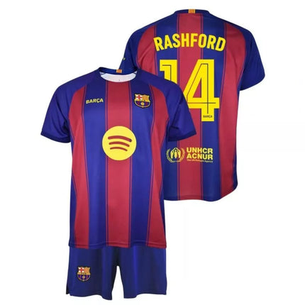 FC Barcelona Rashford aprangos komplektas marškinėliai šortai jaunių dėžutė 2025/26 BC19ERA