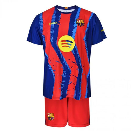 FC Barcelona Robert Lewandowski marškinėlių ir šortų rinkinys jaunimui 2025/26 BC59EL