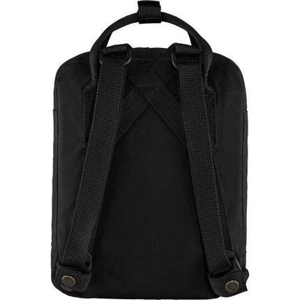 Fjällräven Kånken Mini Black vaikams miesto mokyklos kuprinė juoda (F23561-550)