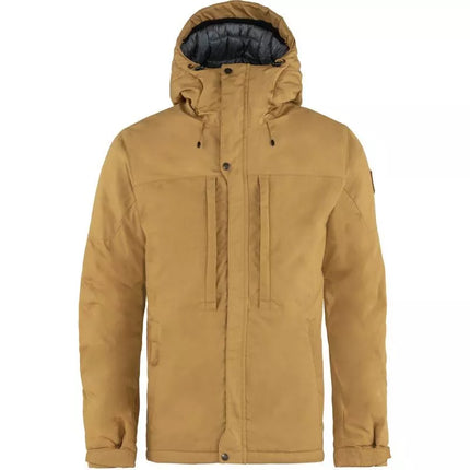 Fjällräven Skogsö Padded Jacket M vyriška žieminė striukė su gobtuvu, ruda (F82279-232)