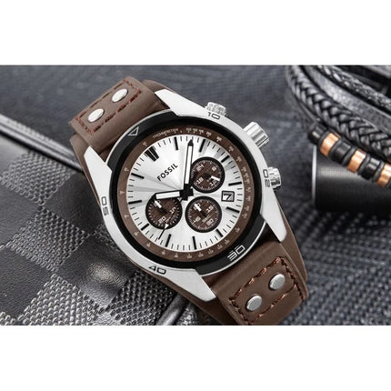 FOSSIL Coachman CH2565 vyriškas laikrodis + DĖŽUTĖ