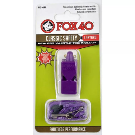 FOX Classic švilpukas + styga 9903-0808 violetinė