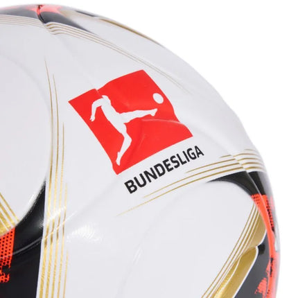 Futbolo kamuolys adidas Bundesliga 26/27 Torfabrik League Box, baltas-oranžinis-auksinis HY5057