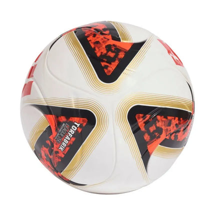 Futbolo kamuolys adidas Bundesliga 26/27 Torfabrik League J290 baltas-oranžinis-auksinis HY5059