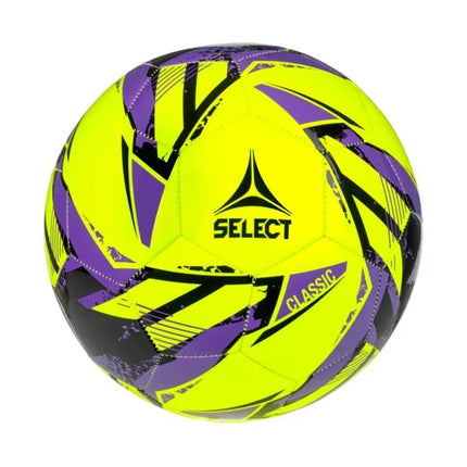 Futbolo kamuolys Select Classic v26, geltonas-violetinis-juodas, 160076