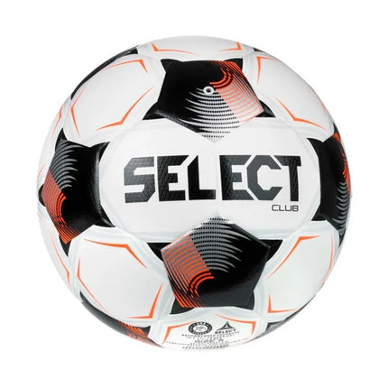 Futbolo kamuolys Select Club v26 FIFA Basic, baltas, juodas ir oranžinis 1005643/120084
