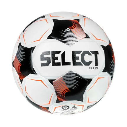 Futbolo kamuolys Select Club v26 FIFA Basic, baltas, juodas ir oranžinis 1016691/120084