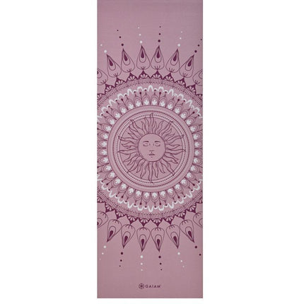 Gaiam Here & Now Dulvės Rožės Jogos Kilimėlis 4mm 65272