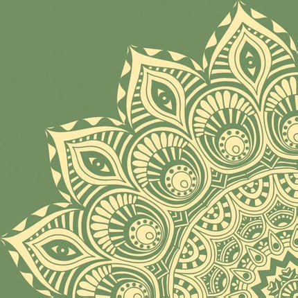GAIAM jogos kilimėlis OLIVE HAZE MANDALA 6 MM 66825