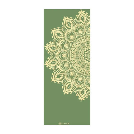 GAIAM jogos kilimėlis OLIVE HAZE MANDALA 6 MM 66825