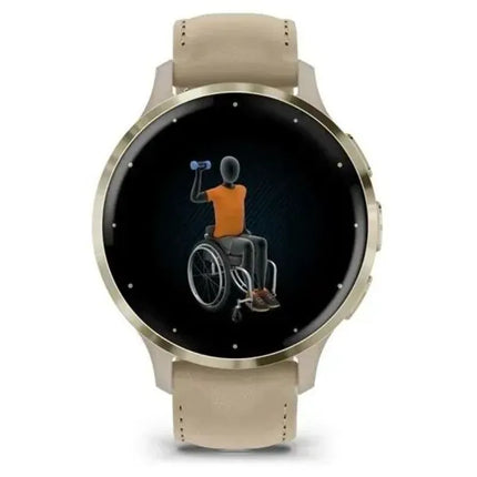 Garmin 010-02785-55 Išmanusis laikrodis / Sportinis laikrodis 3,05 cm (1,2") AMOLED 41 mm Skaitmeninis 390 x 390 px Lietimui jautrus ekranas Auksinis Wi-Fi GPS