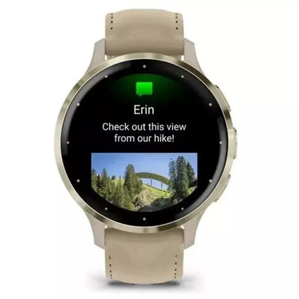 Garmin 010-02785-55 Išmanusis laikrodis / Sportinis laikrodis 3,05 cm (1,2") AMOLED 41 mm Skaitmeninis 390 x 390 px Lietimui jautrus ekranas Auksinis Wi-Fi GPS